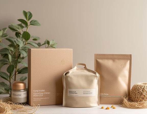 Sustainable packaging design for e-commerce clothing and food brands