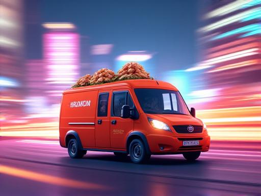 Motion graphics campaign for food delivery brand promo